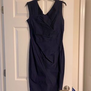 Navy dress sleek